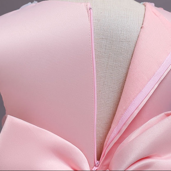 Luxury Embroidered Flower Girl Piano Dress Princess Birthday Wedding 5055 - Picture 5 of 16